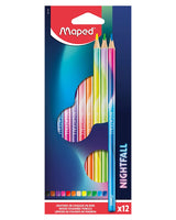 Maped Box of 12 Nightfall Color Pencils
