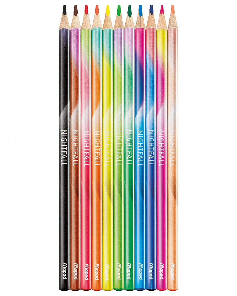 Maped Box of 12 Nightfall Color Pencils