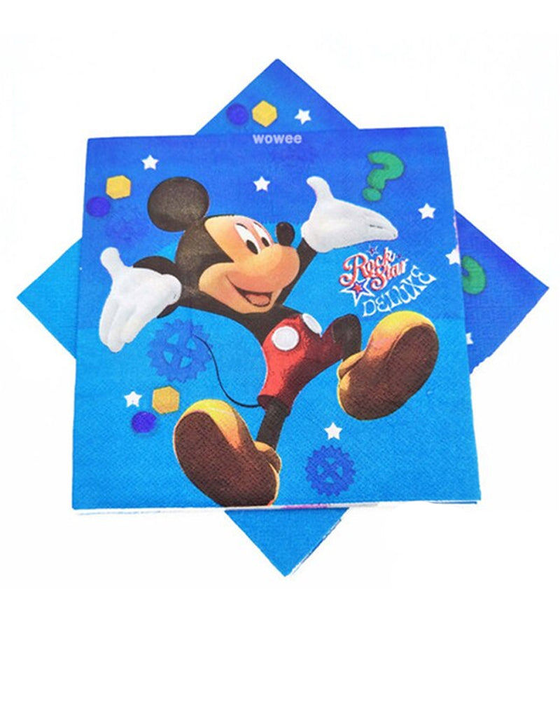 Pack of 10 Paper Napkins - Mickey