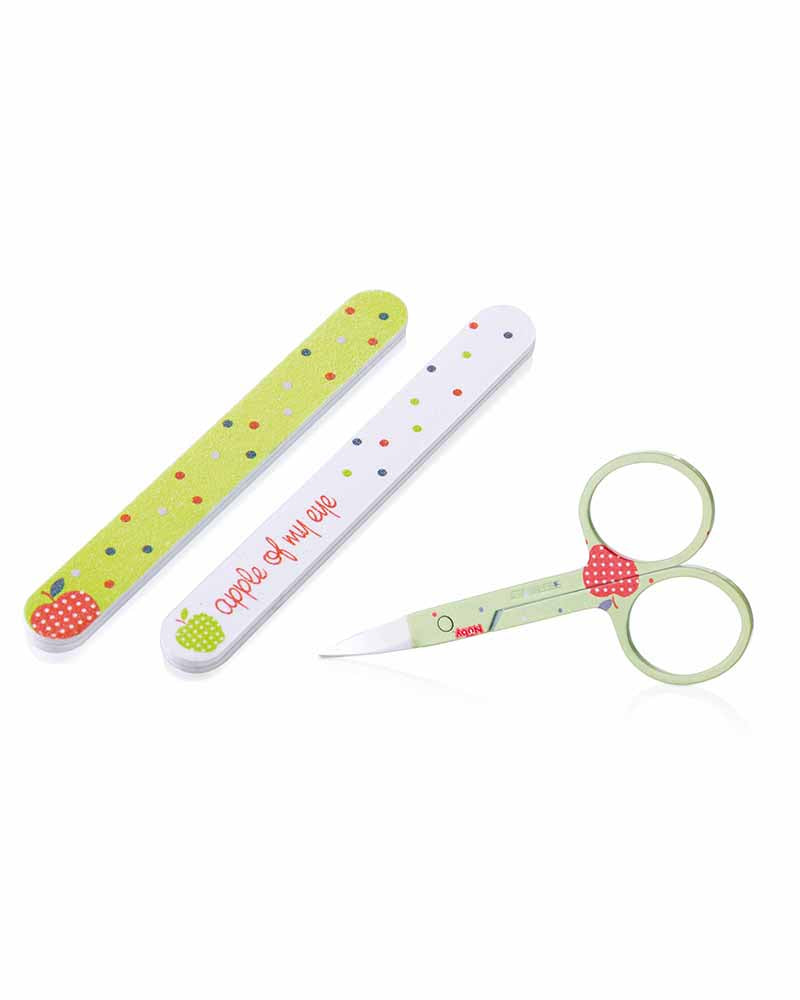 Set Manucure Nûby lames courtes et incurvées 0m+ - Vert