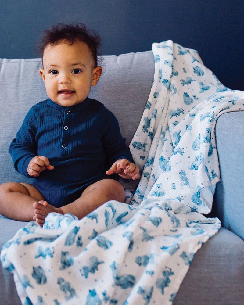 Tiny Twinkle Couverture d'emmaillotage - Ours