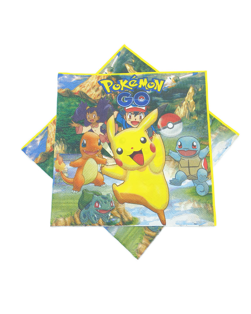 Pack of 10 Paper Napkins - Pokémon