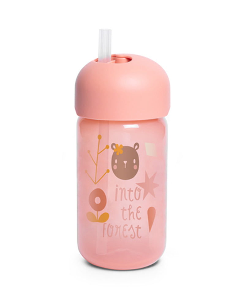 Suavinex Tasse avec paille 340ml - Forêt Rose