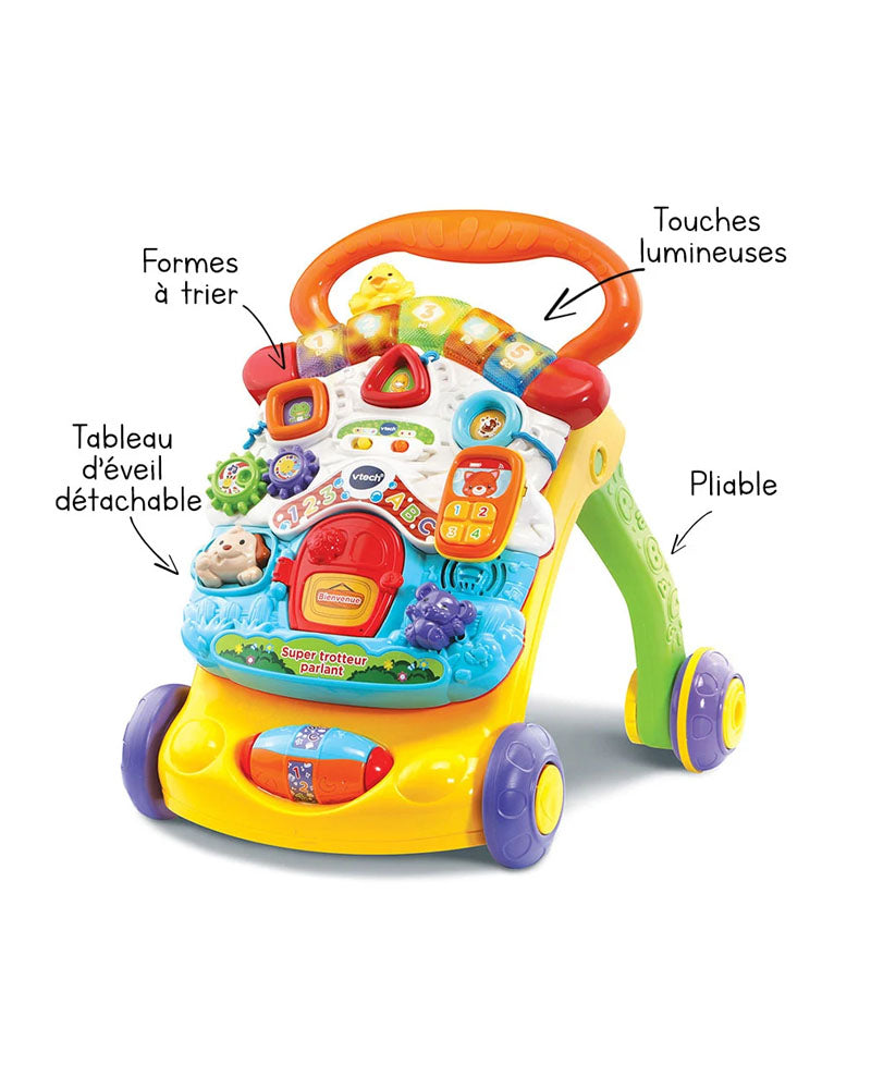 Vtech Super Trotteur parlant 2en1 Bleu - 9M+