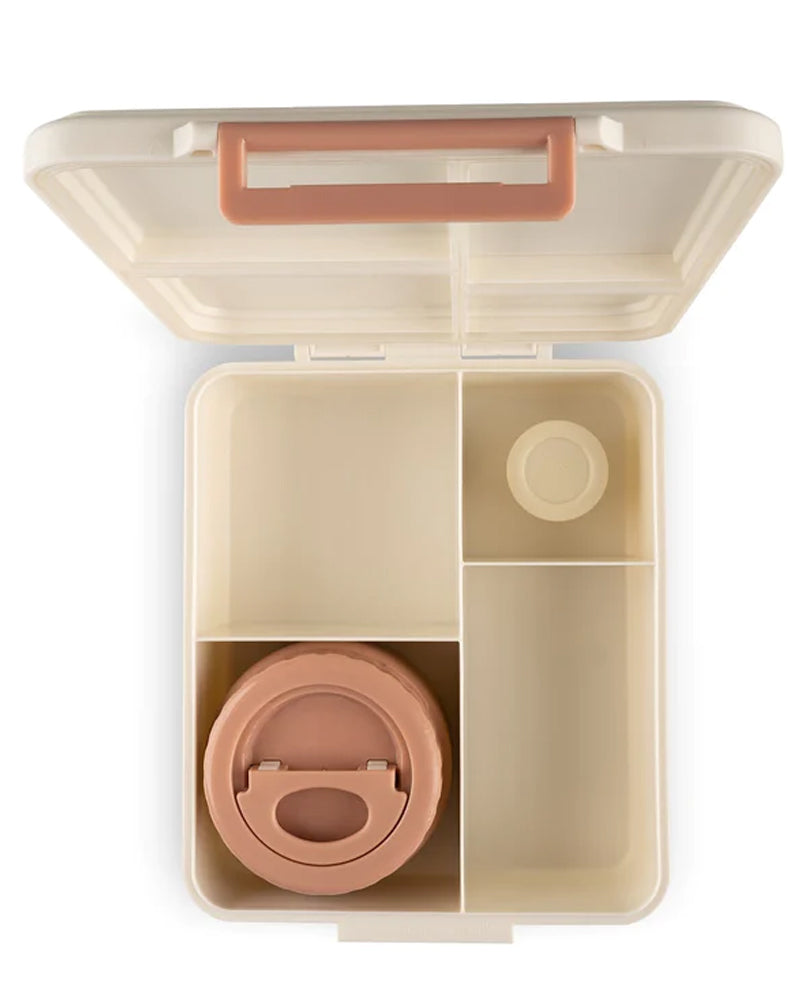 Citron Grande Lunchbox avec Pot Alimentaire Isotherme - Cerise