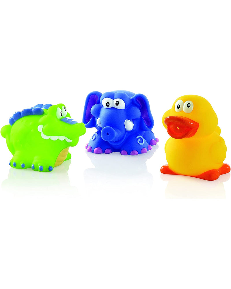 Juguete de Baño Cocodrilo Pato Elefante 3m+