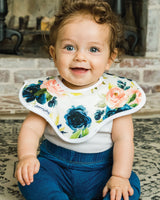 Tiny Twinkle Pack of 2 Kaffle Round-Dot Bibs - Blush