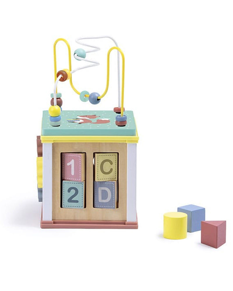 Eurekakids - Wooden Multi-Activity Cube 18M+