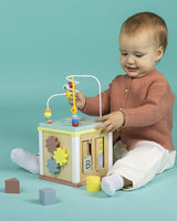 Eurekakids - Wooden Multi-Activity Cube 18M+