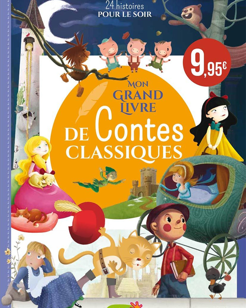 Mi gran libro de cuentos clásicos - 24 cuentos para dormir