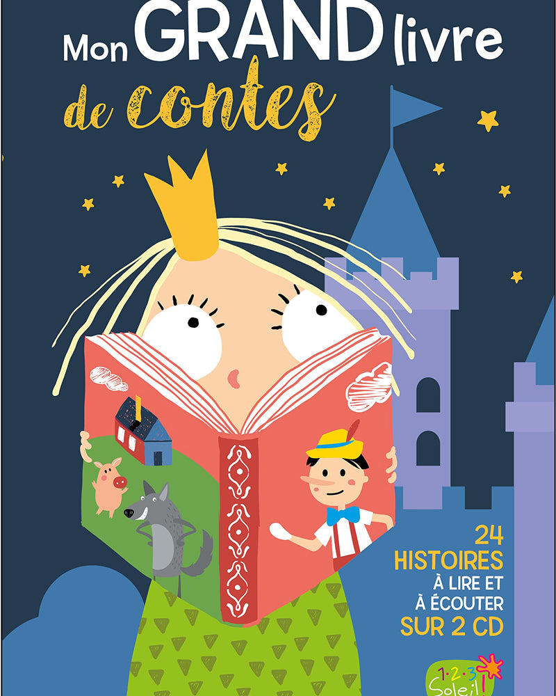 Mon grand livre de contes + 2 CD