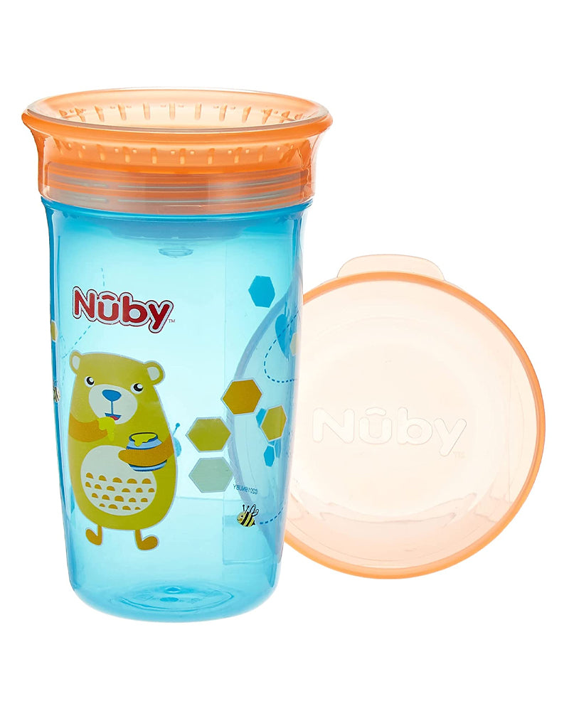 Nûby Magic 360° Printed Cup 6m+ 300ml - Sky Blue
