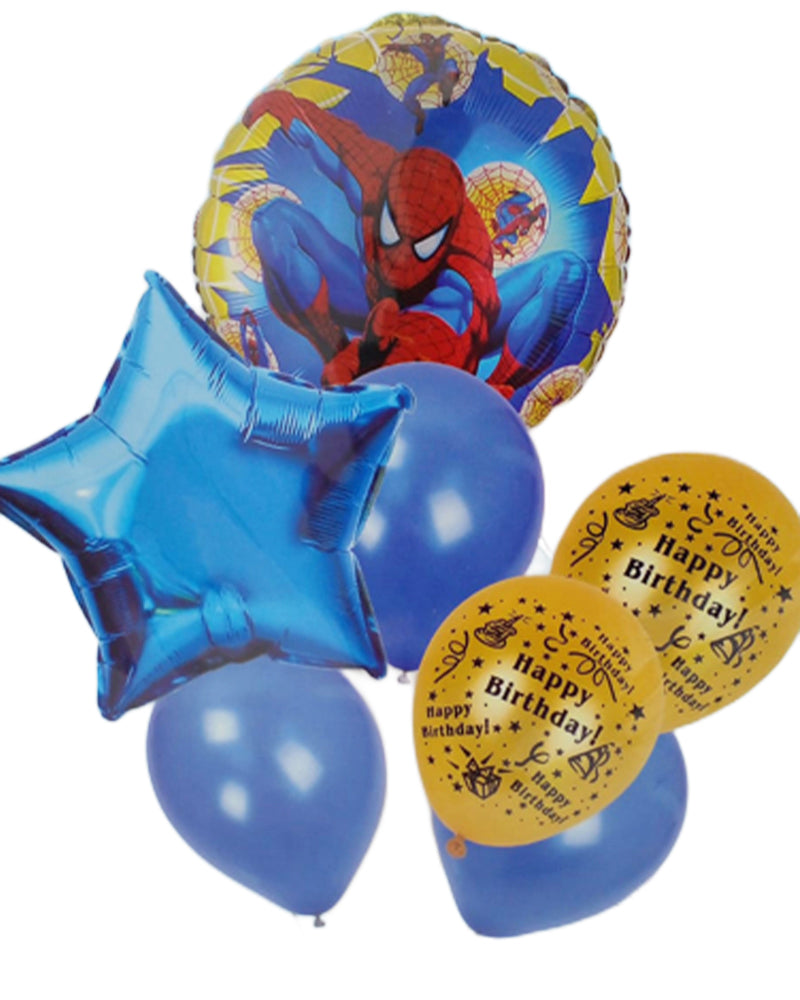 Pack Spider Man 9 Smile Ballons Pour L'Anniversaire