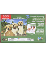 Coffret Puzzle 500 pièces Chiots - Puzzle et livre