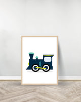 Ensemble de 6 Tableaux décoratifs - Moyens de transport - Bois