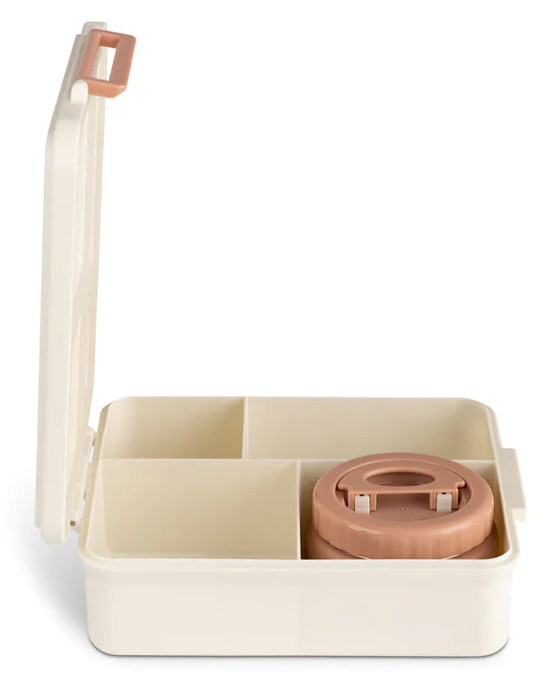 Citron Grande Lunchbox avec Pot Alimentaire Isotherme - Cerise