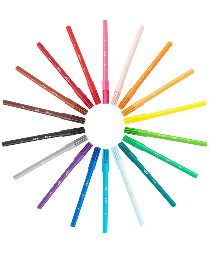 Boîte de 15+3 Feutres Bic