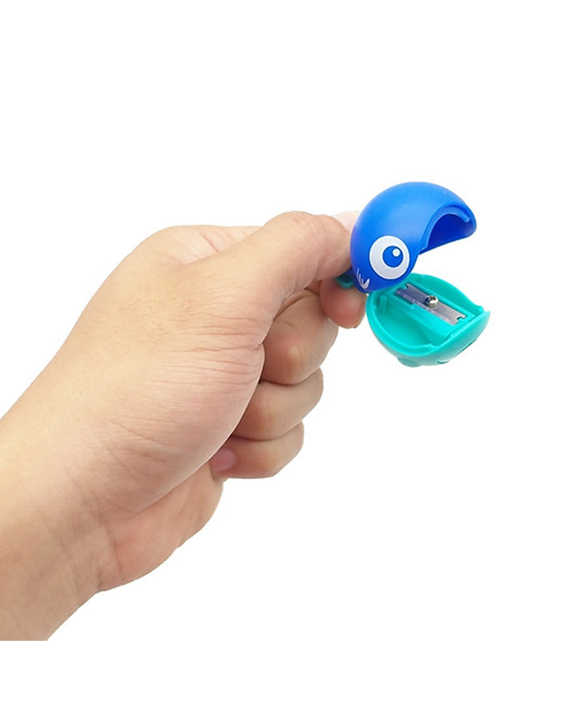 Maped Taille Crayon croc croc easy 1 usage - Bleu & Bleu Ciel