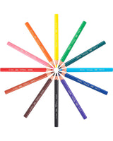 Boîte de 12 Crayons de Couleurs Triangulaires Bic