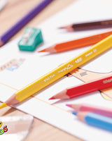 Boîte de 12 Crayons de Couleurs Triangulaires Bic