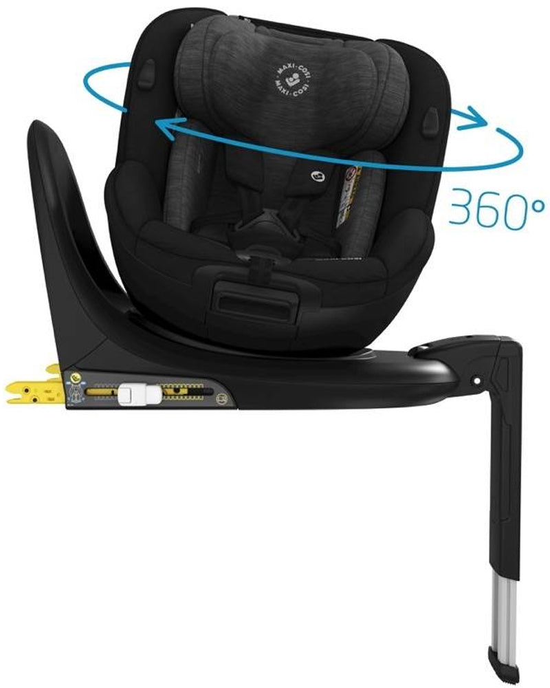 Mica Silla de coche I-Size Authentic Negra Grupo 0+/1 Maxi-Cosi Bébé Confort