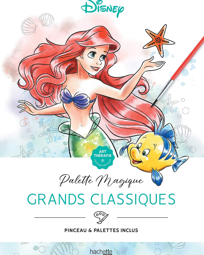 Disney Grandes Clásicos - Paleta Mágica Con 1 pincel y paletas