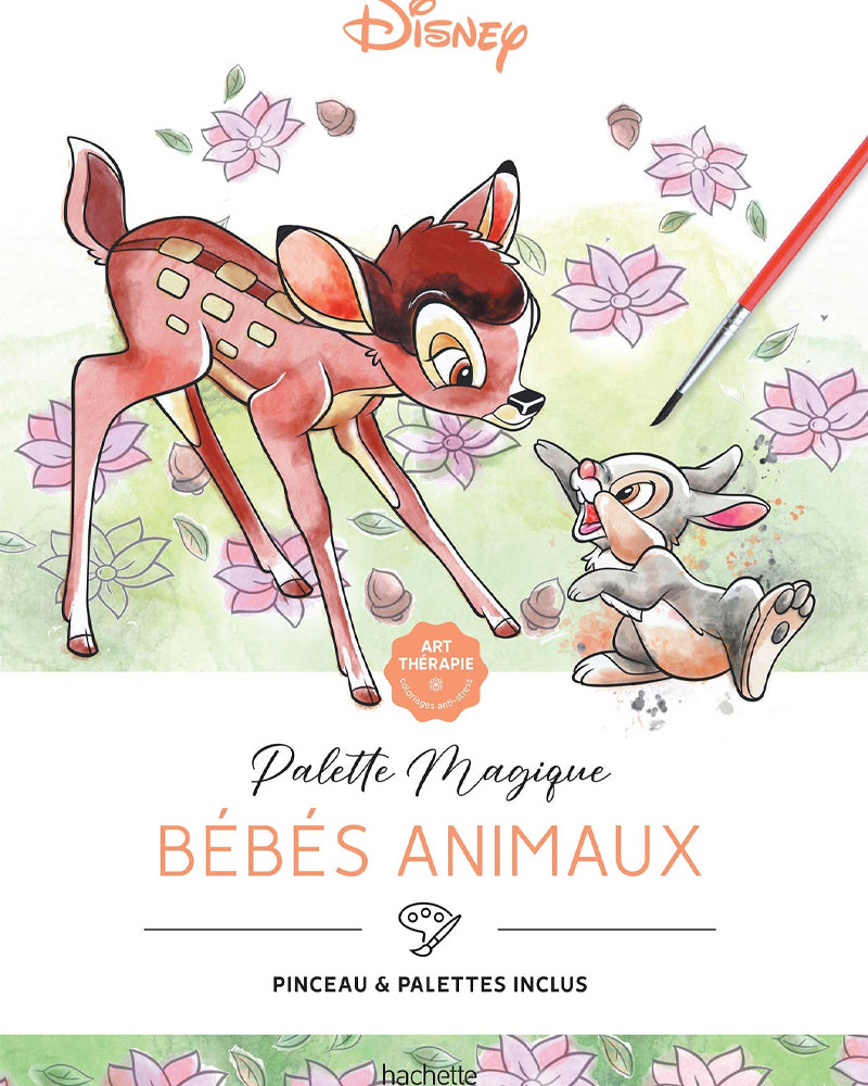 Disney Bébés Animaux - Palette Magique Avec 1 pinceau et palettes
