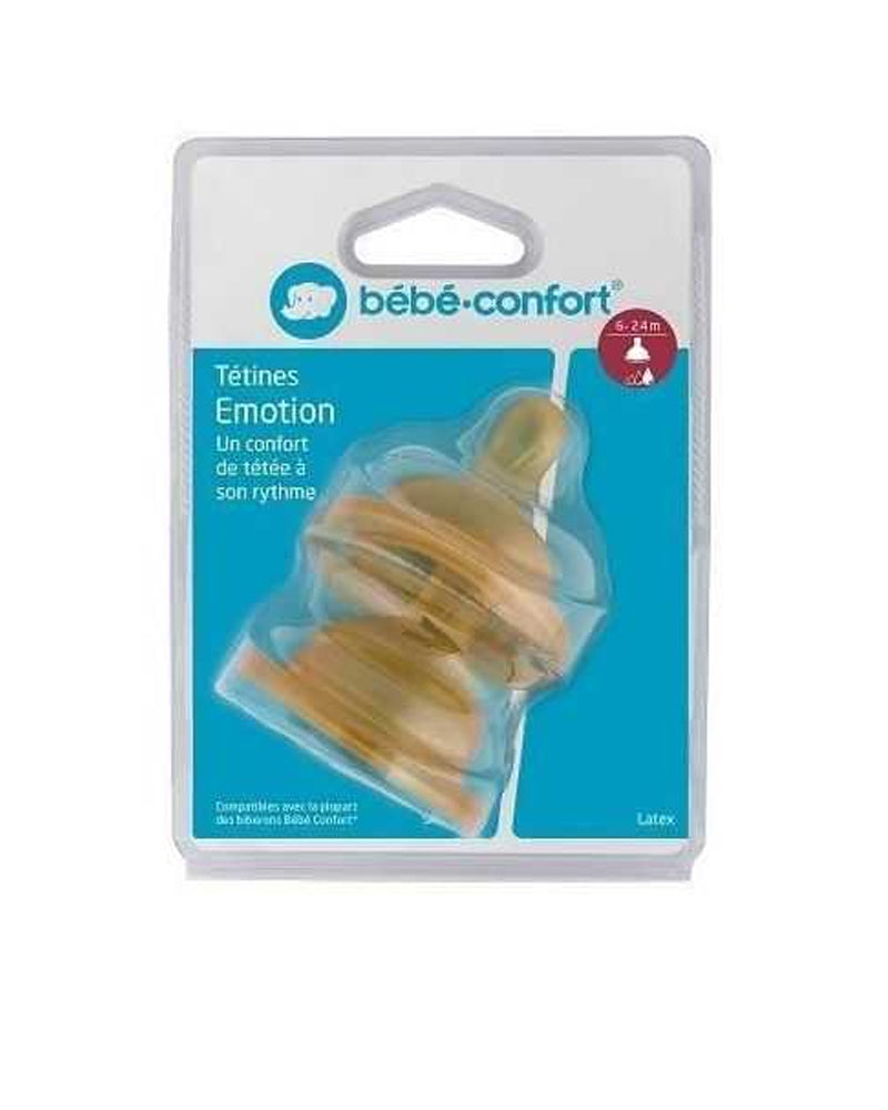 Bébé Confort 2 Emotion Papilla Tetinas Látex 6-24M