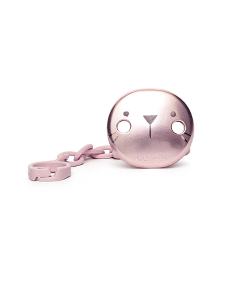 Suavinex Clip Chupete Premium - Rosa