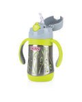 Nuby Geo Printed Straw Thermos with Handles 280ml 12m+