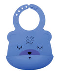 Tiny Twinkle Bavoir en Silicone - Bleu