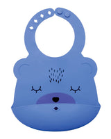Babero de silicona Tiny Twinkle - Azul