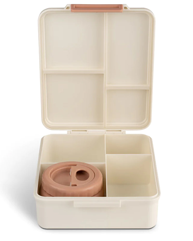 Citron Grande Lunchbox avec Pot Alimentaire Isotherme - Cerise