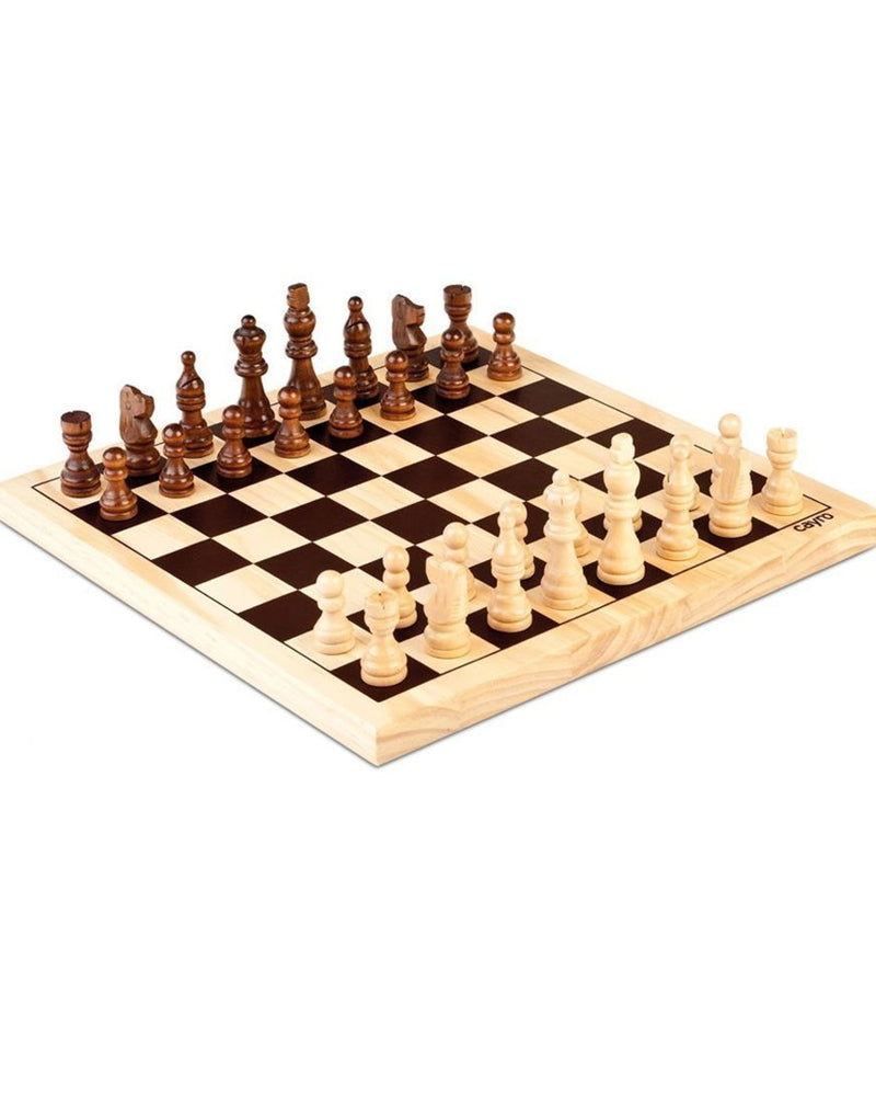 Cayro 3 Wooden Chess Games in 1 - 7 years+