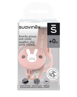 Suavinex Attache Sucette avec Ruban - Rose