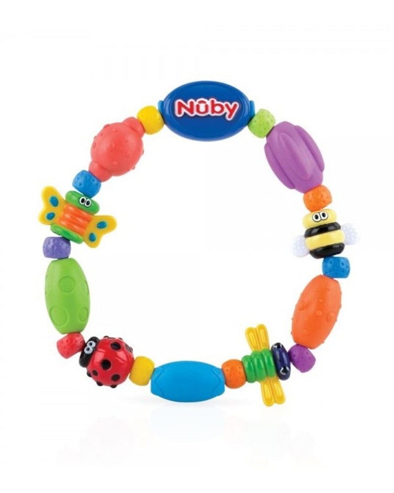 Nûby Bug-a-Loop Textured Teether with Different Surface Types 3m+