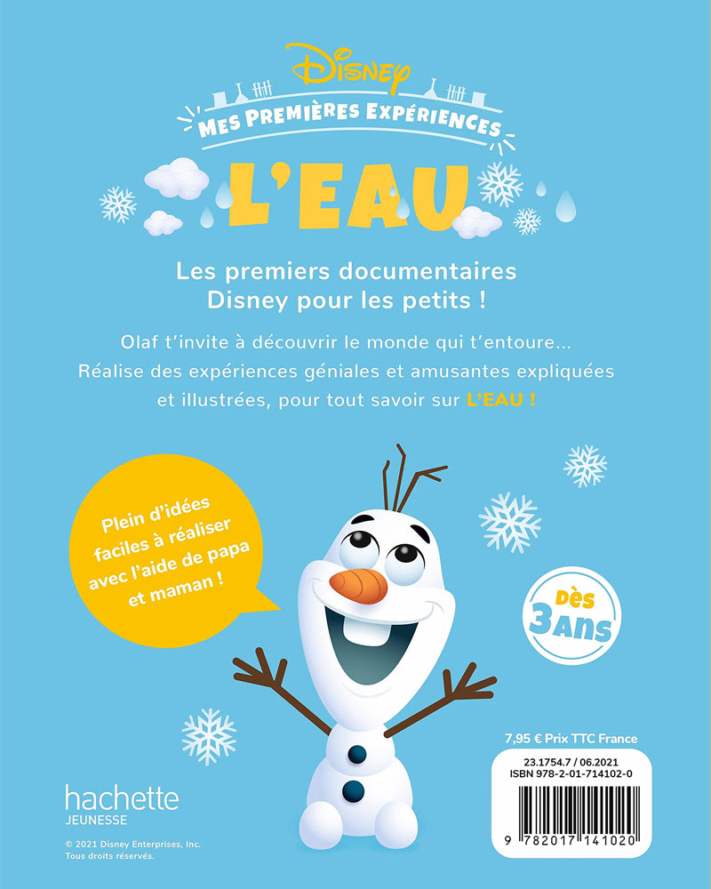 DISNEY Mes Premières Expériences - L'eau avec Olaf