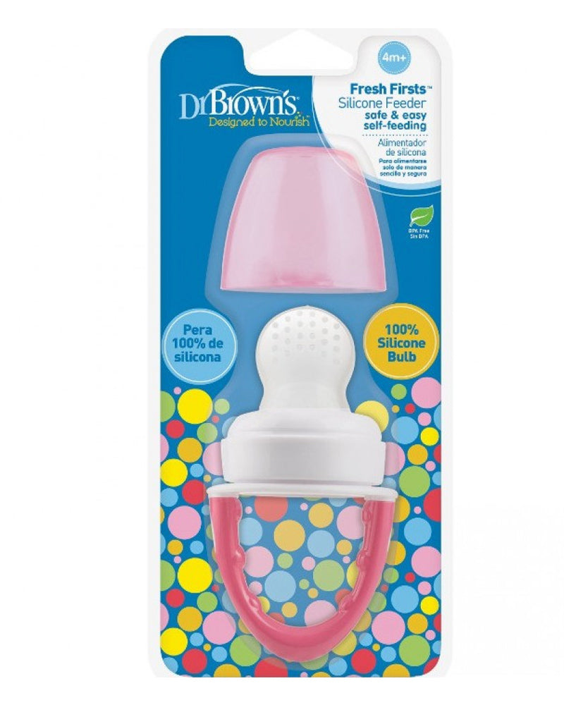 Chupete Nibbler 4M+ de Dr. Brown's - Rosa