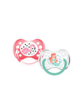 Set of 2 Dodie Anatomical Silicone Pacifiers +6m - Mermaid/Flamingo