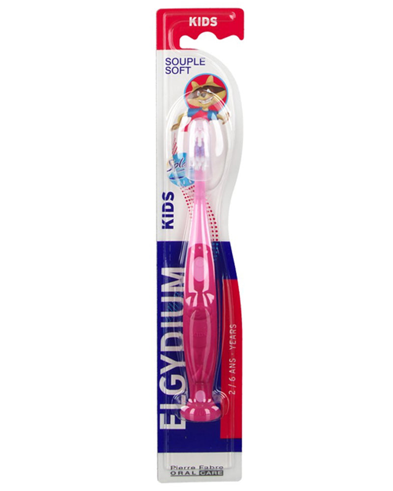 Elgydium Brosse à Dent Kids 2-6ans - Rose
