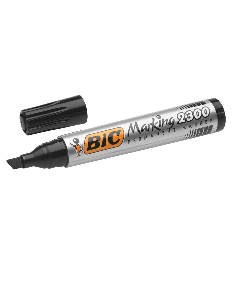 Marqueur Permanent 2300 Biseauté Bic - Noir