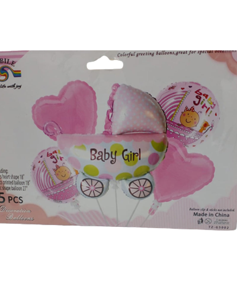 Pack Baby Girl 5 Pièces de Décoration