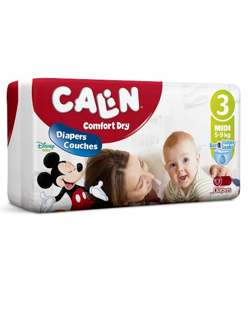 Calin Pañales Bebé Talla 3 - 34 Unidades