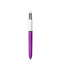 Bolígrafo Bic Shine de 4 colores - Malva