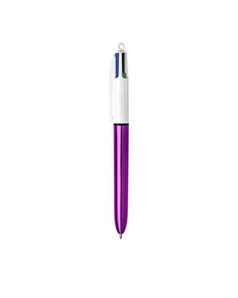 Bic 4 Colors Shine Pen - Purple