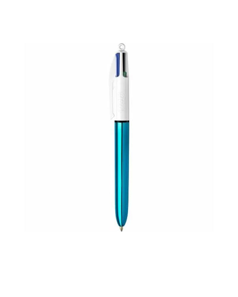 Bic 4 Colors Shine Pen - Blue
