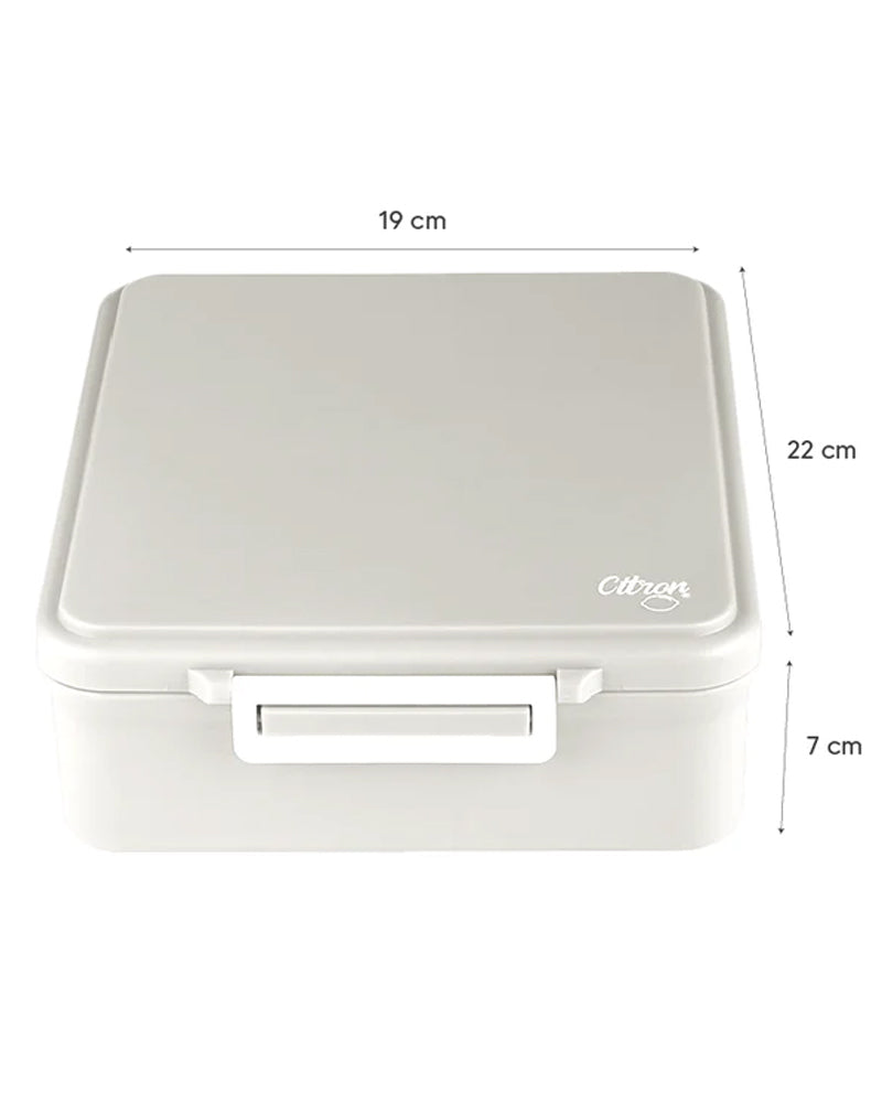 Citron Grande Lunchbox avec Pot Alimentaire Isotherme - Cerise