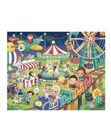Eurekakids - Puzzle Parque de Atracciones 100 Piezas 5 años+