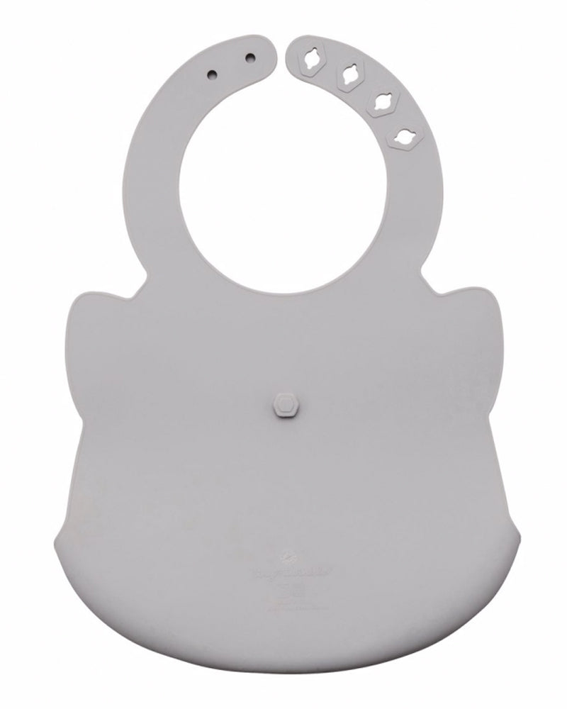 Tiny Twinkle Bavoir en Silicone - Gris