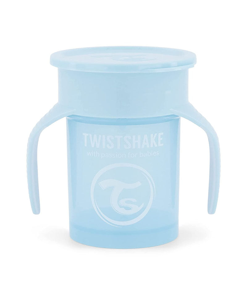 Twistshake 230ml 6M+ Training Cup - Pastel Blue